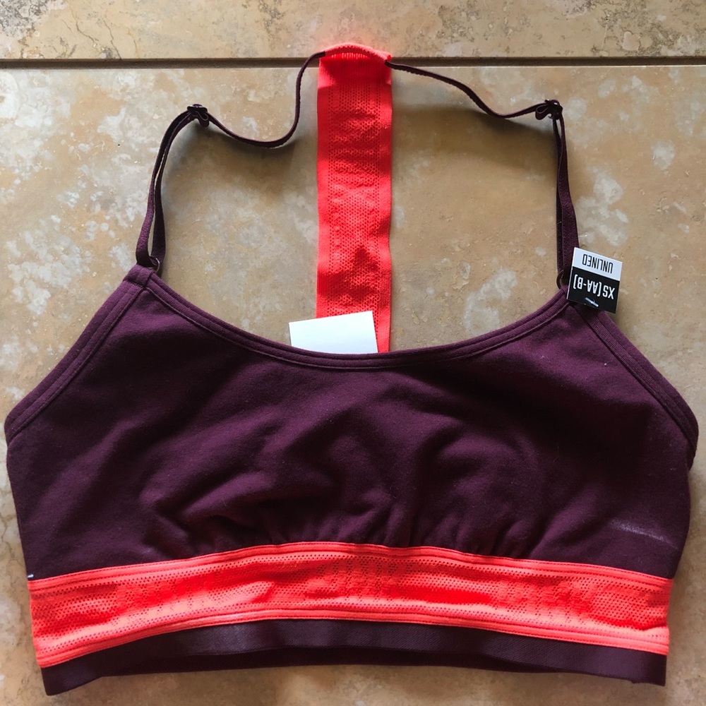 VS PINK Racerback Unlined Sports Bra